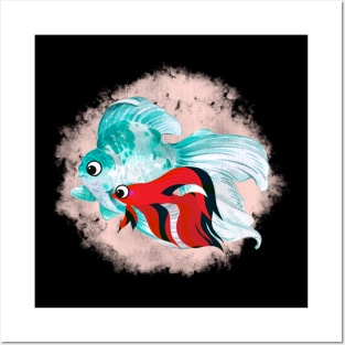 Goldfish Artwork Posters and Art